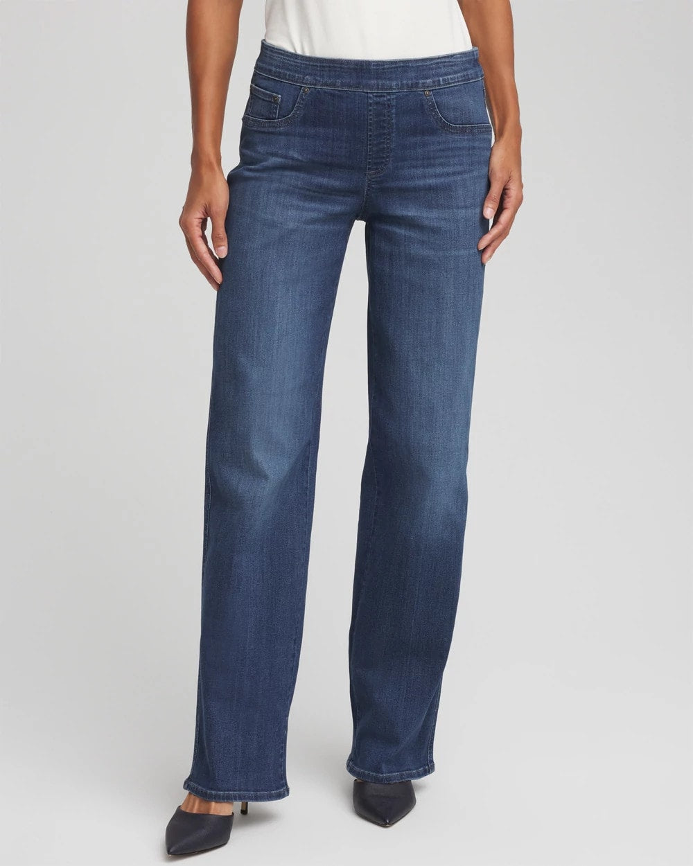 Chico's Clothing Pull On Wide Jean