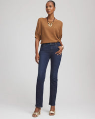 Chico's Clothing Girlfriend Slim Full-Length Jeans
