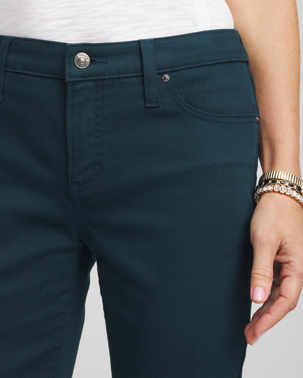 Chico's Clothing Girlfriend Slim Ankle Jeans