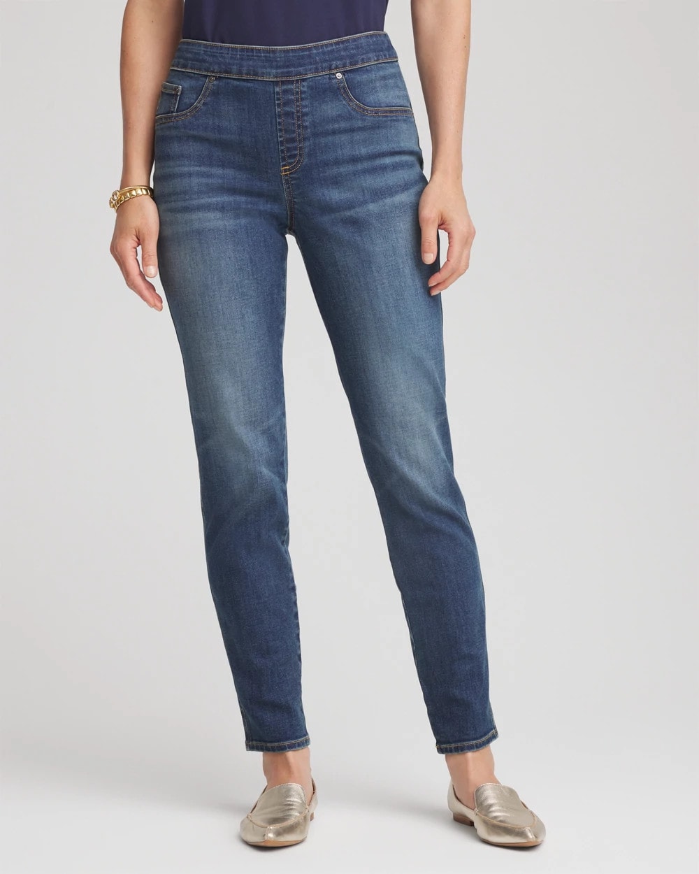 Chico's Clothing Pull-On Slim Ankle Jeggings