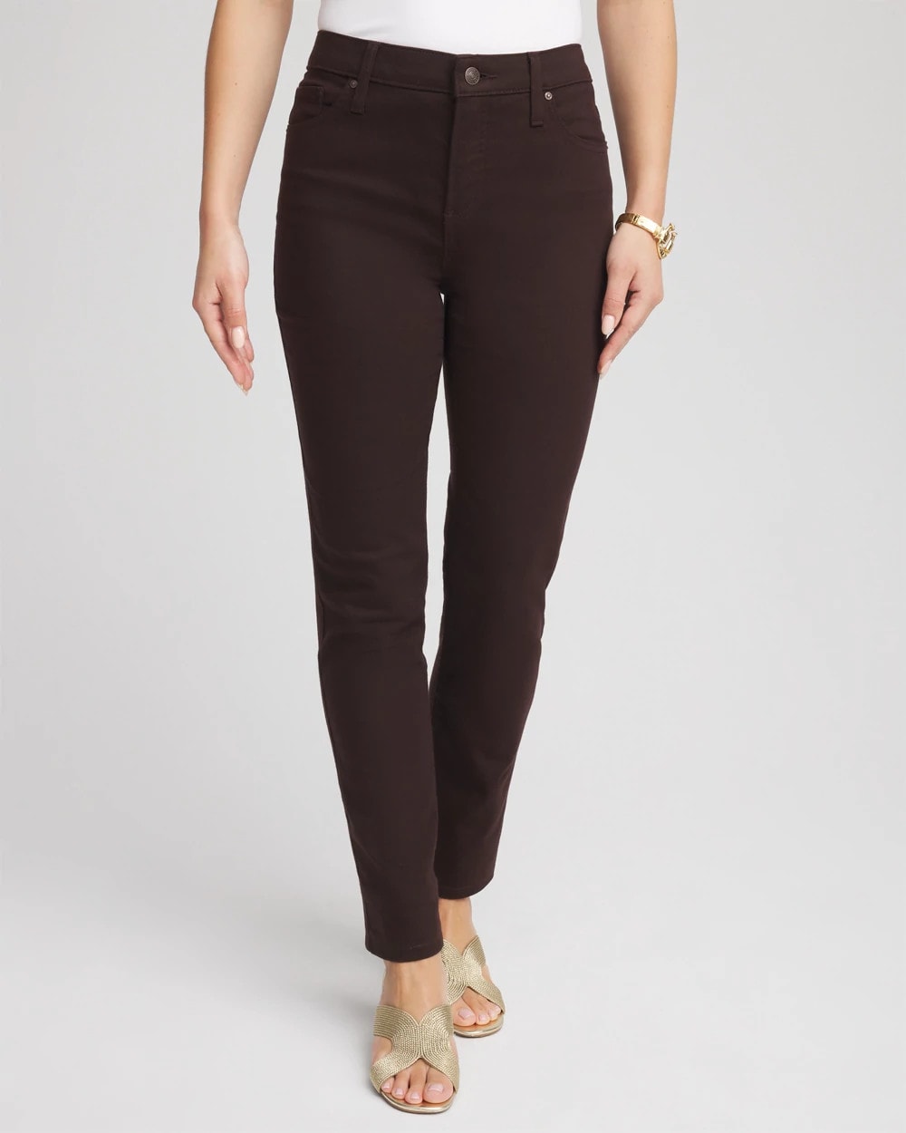 Chico's Clothing Girlfriend Slim Ankle Jeans