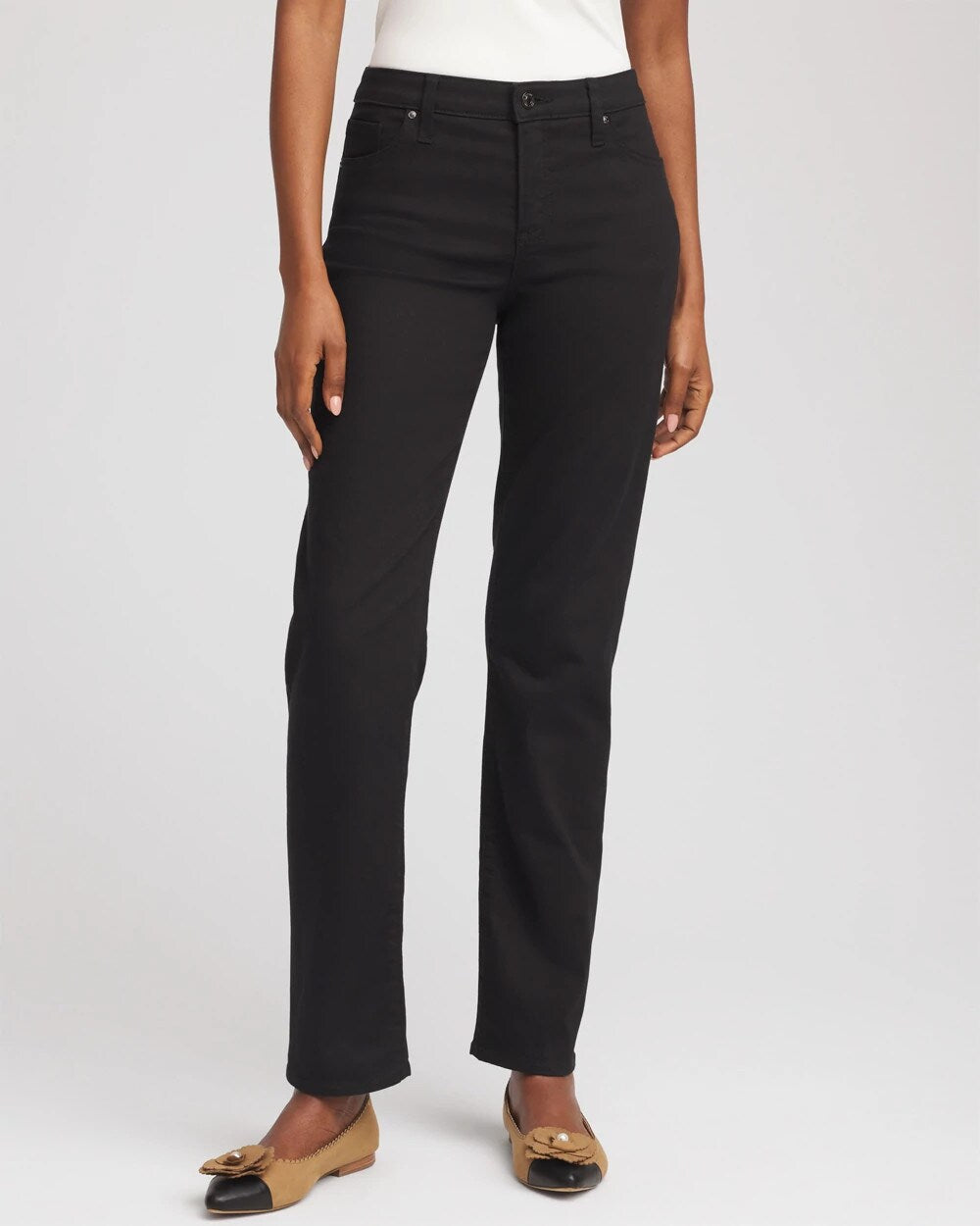 Chico's Clothing Girlfriend Slim Full-Length Jeans