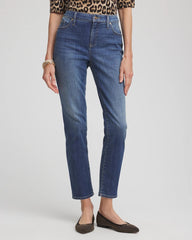Chico's Clothing Girlfriend Slim Cropped Jeans