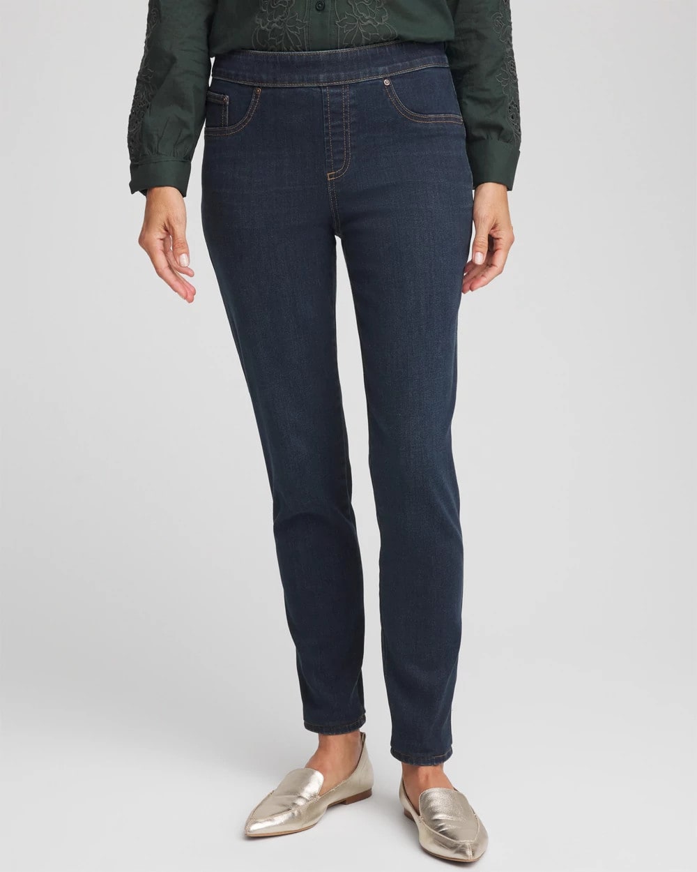 Chico's Clothing Pull-On Slim Ankle Jeggings
