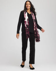 Chico's Clothing Velveteen Pull-On Flared Jeans