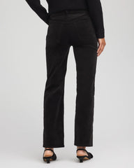 Chico's Clothing Velveteen Pull-On Flared Jeans