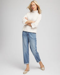 Chico's Clothing Dewdrop Boyfriend Cropped Jeans
