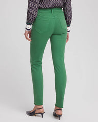 Chico's Clothing Girlfriend Fray Hem Ankle Jeans