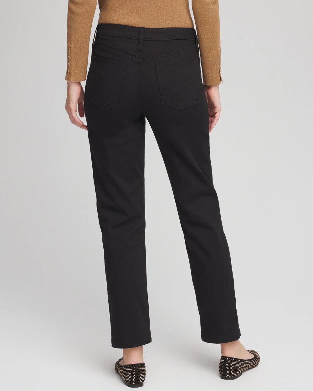 Chico's Clothing Girlfriend Straight Ankle Jeans