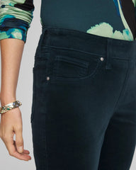 Chico's Clothing Velveteen Pull-On Flared Jeans