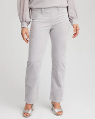 Chico's Clothing Velveteen Pull-On Flared Jeans