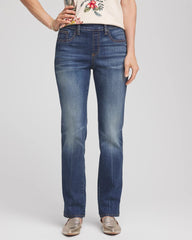 Chico's Clothing Pull-On Straight Jeans