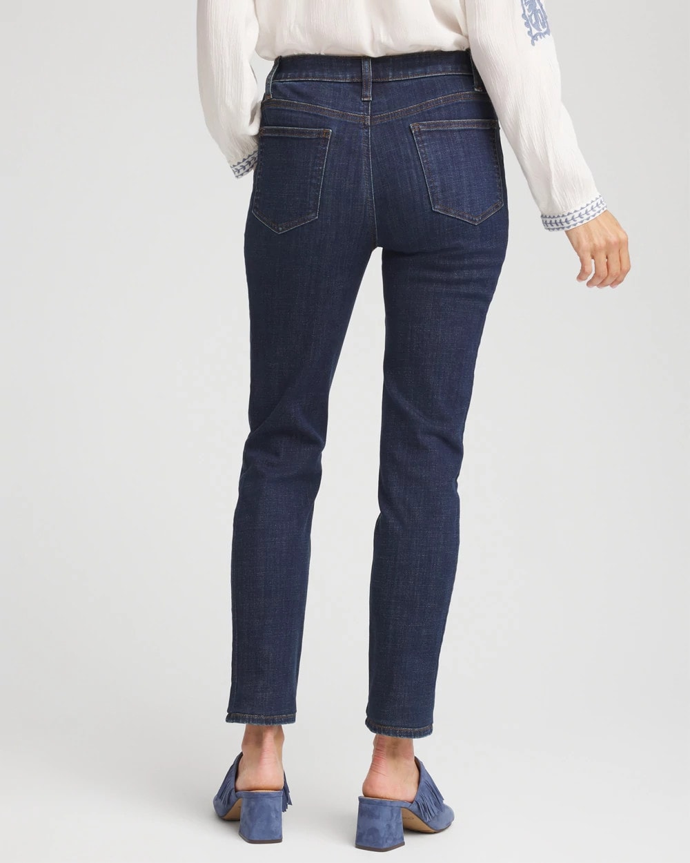 Chico's Clothing Girlfriend Slim Ankle Jeans