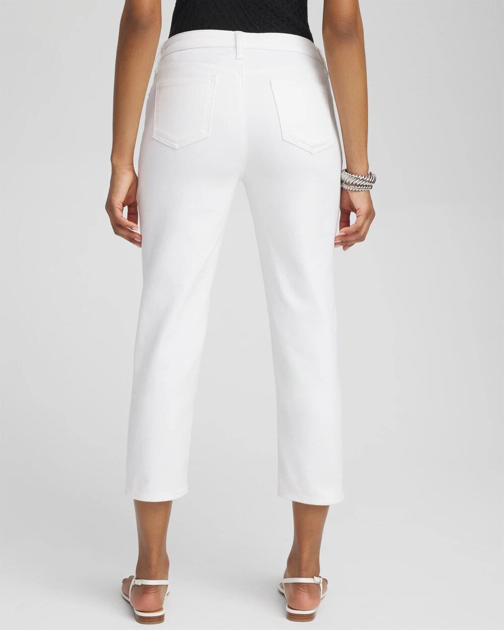 Chico's Clothing No Stain Girlfriend Cropped Jeans