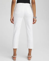 Chico's Clothing No Stain Girlfriend Cropped Jeans