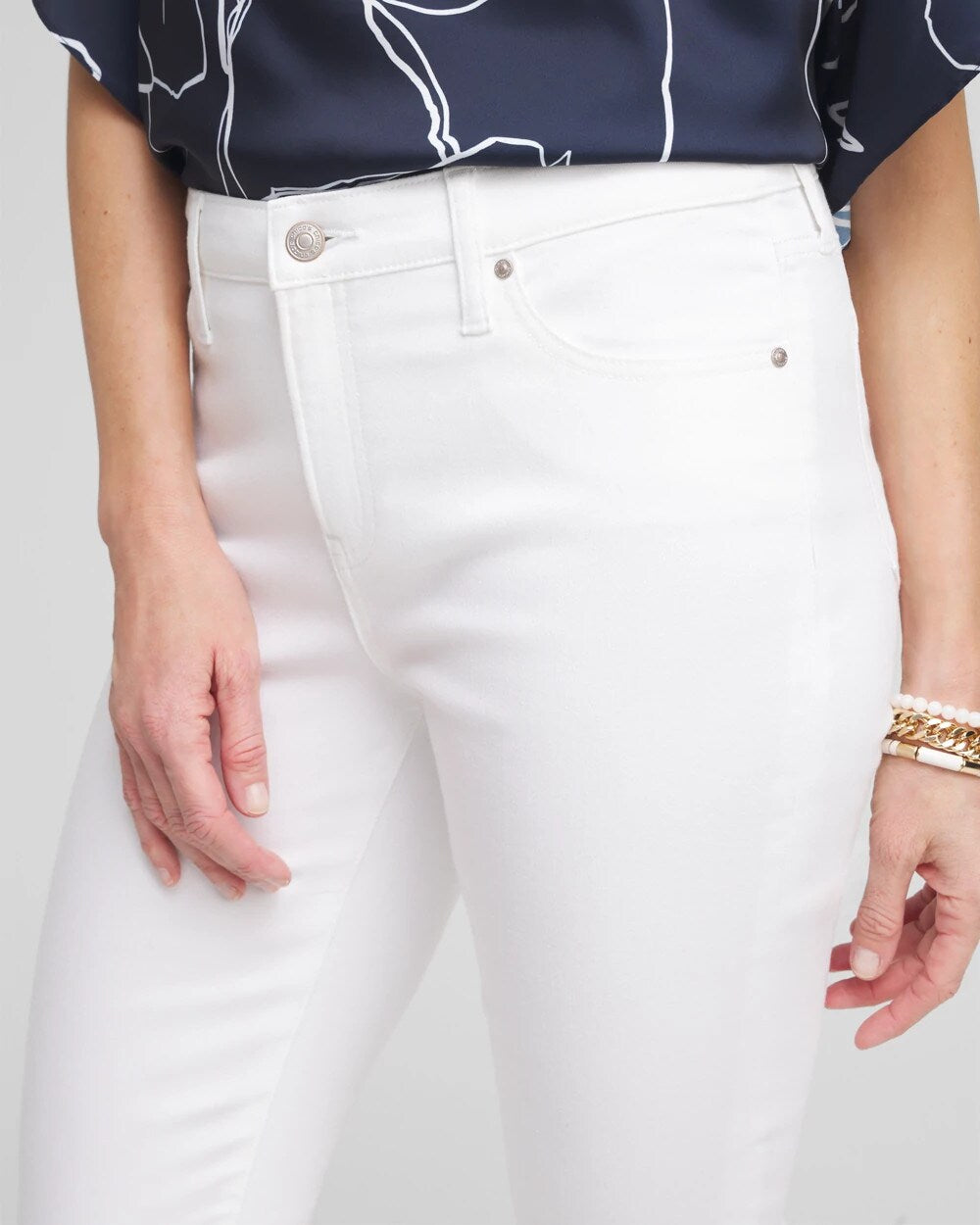 Chico's Clothing No Stain Girlfriend Jeans