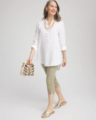 Chico's Clothing 19" Pull-on Capri Jeans