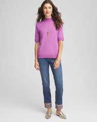 Chico's Clothing Embellished Pull-On Slim Ankle Jeggings