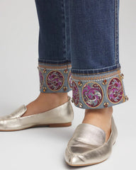 Chico's Clothing Embellished Pull-On Slim Ankle Jeggings