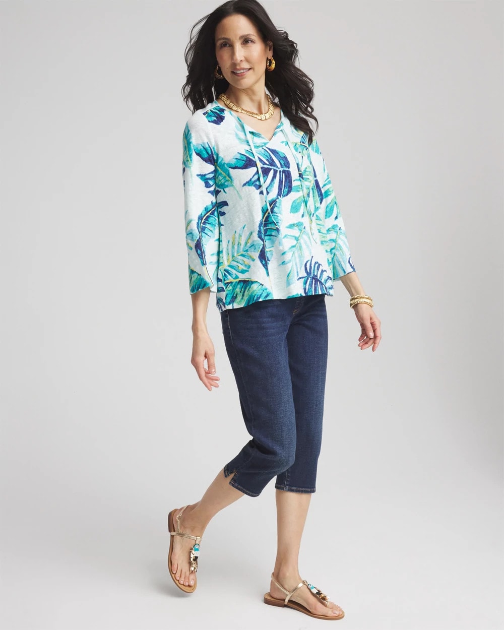 Chico's Clothing 17" Pull on Capris