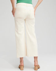 Chico's Clothing Cropped Wide Leg Jeans