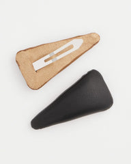 Chico's Accessories Classic Leather Motif Barrette