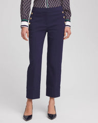 Chico's Clothing Emme Sailor Straight Crops