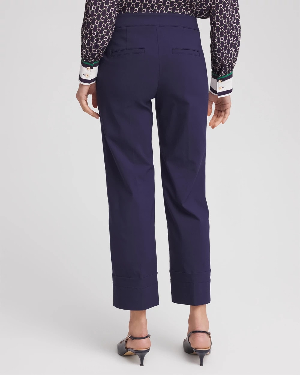 Chico's Clothing Emme Sailor Straight Crops