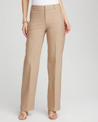 Chico's Clothing Cotton Straight-Leg Trousers