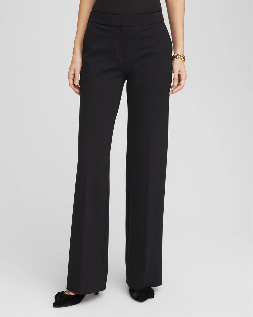 Chico's Clothing Emme Wide-Leg Trouser Ponte Pants