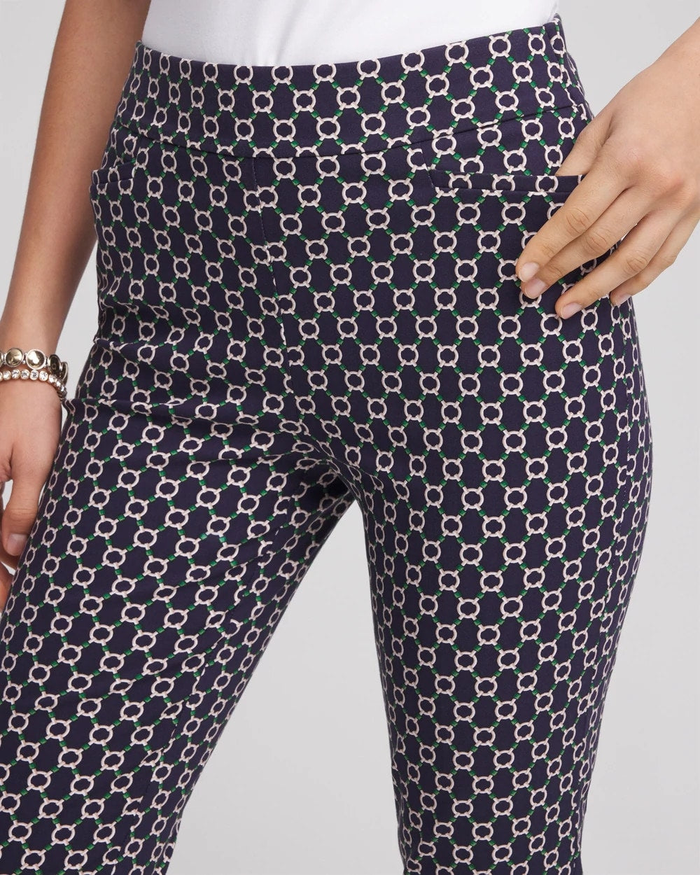 Chico's Clothing Brigitte™ Chain Connection Slim Pants