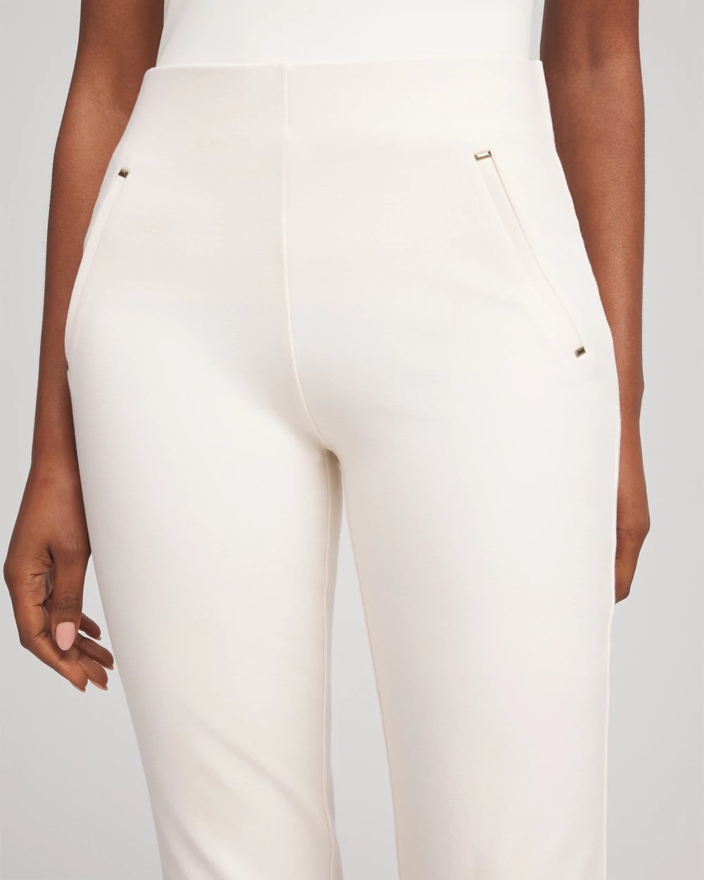 Chico's Clothing Juliet Slim Trim Detail Pants