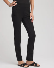Chico's Clothing Juliet Slim Trim Detail Ankle Pants