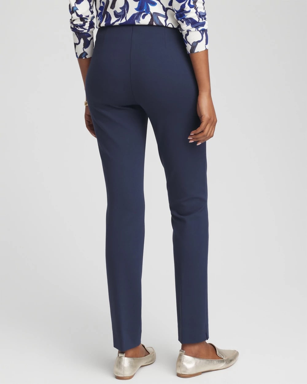 Chico's Clothing Juliet Slim Trim Detail Ankle Pants