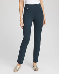 Chico's Clothing Juliet Slim Trim Detail Ankle Pants