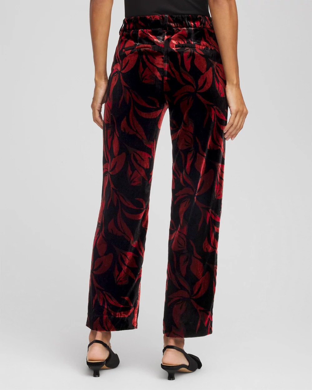 Chico's Clothing Velvet Rose Slim Ankle Pants
