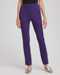 Chico's Clothing Juliet Slim Trim Detail Ankle Pants