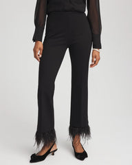 Chico's Clothing Juliet Feathered Flared Cropped Pants