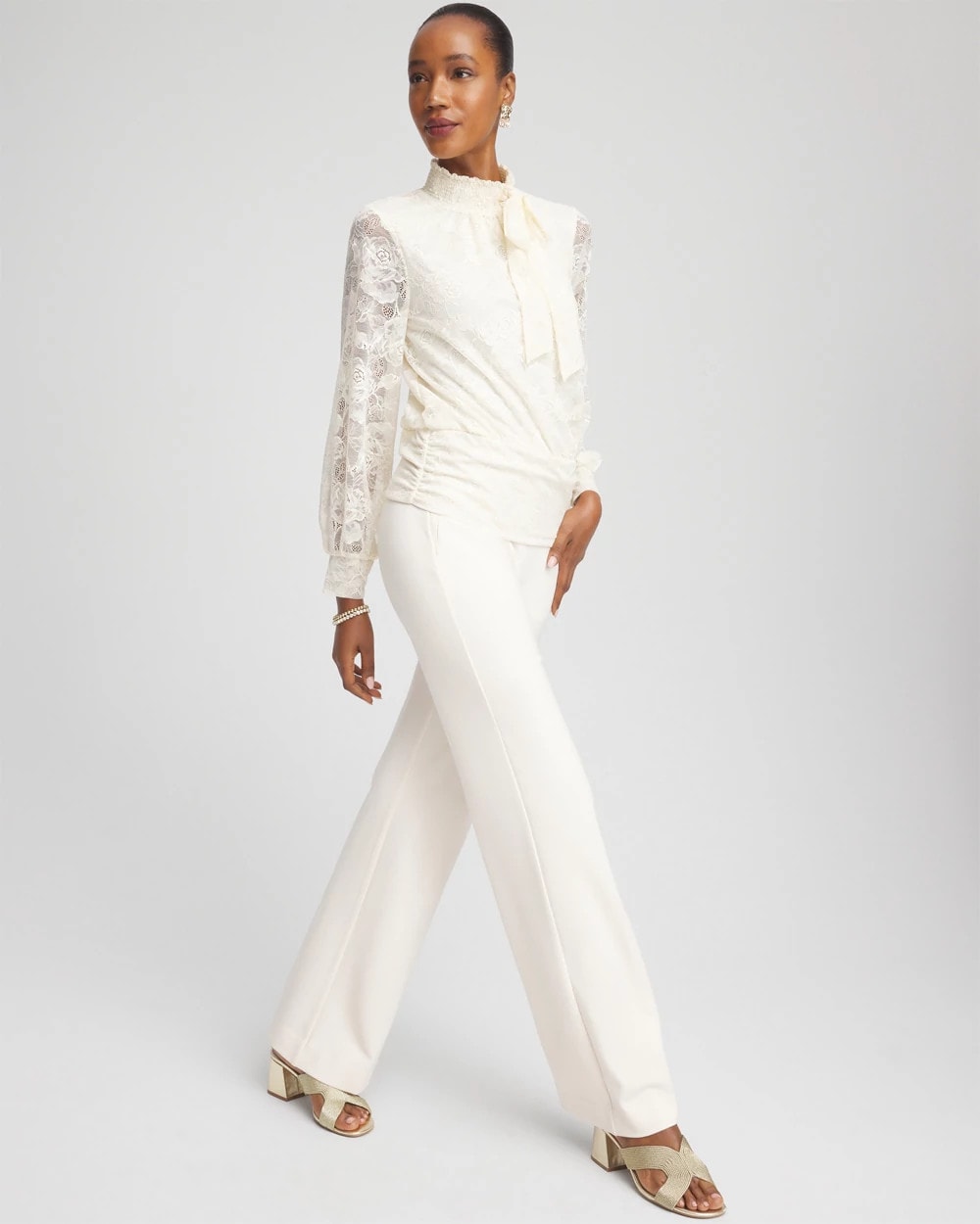 Chico's Clothing Juliet Wide Full Length Pant