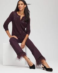 Chico's Clothing Juliet Feathered Flared Cropped Pants