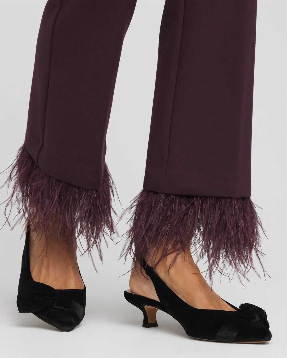 Chico's Clothing Juliet Feathered Flared Cropped Pants