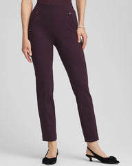 Chico's Clothing Juliet Slim Trim Detail Ankle Pants