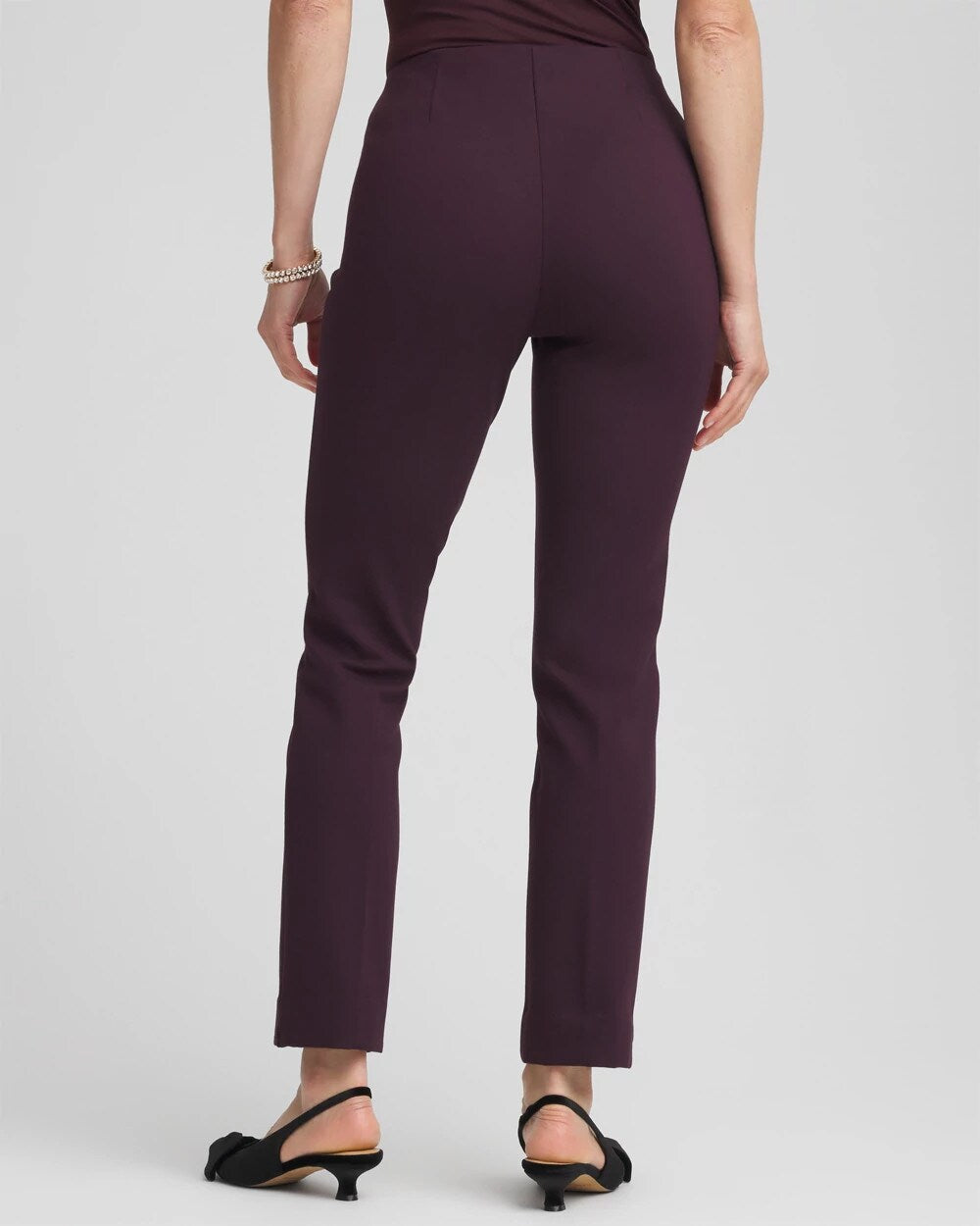 Chico's Clothing Juliet Slim Trim Detail Ankle Pants