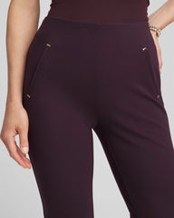 Chico's Clothing Juliet Slim Trim Detail Ankle Pants