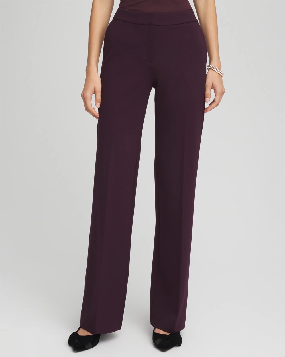 Chico's Clothing Emme Wide-Leg Trouser Ponte Pants