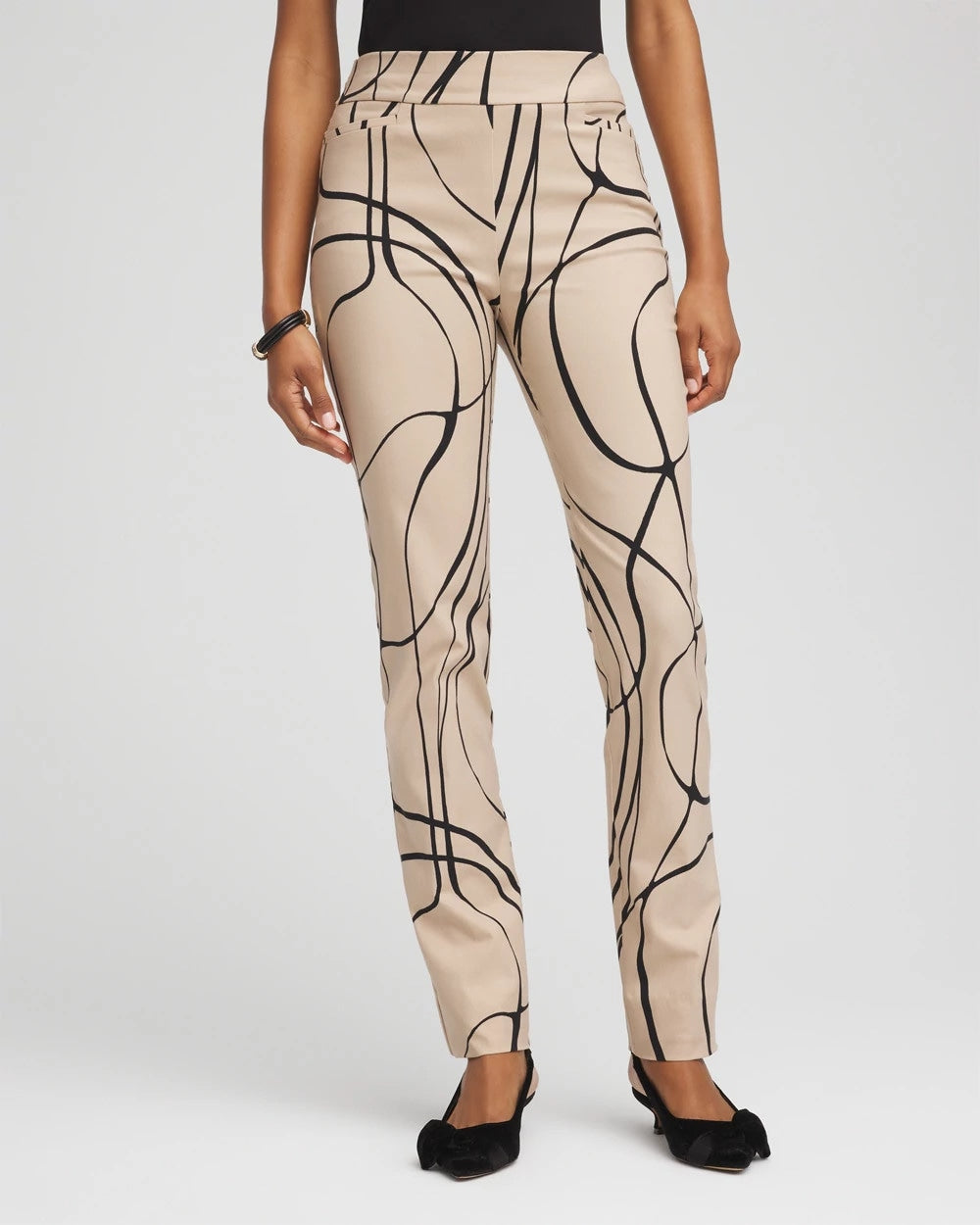 Chico's Clothing Brigitte™ Golden Leaf Slim Full-Length Pants