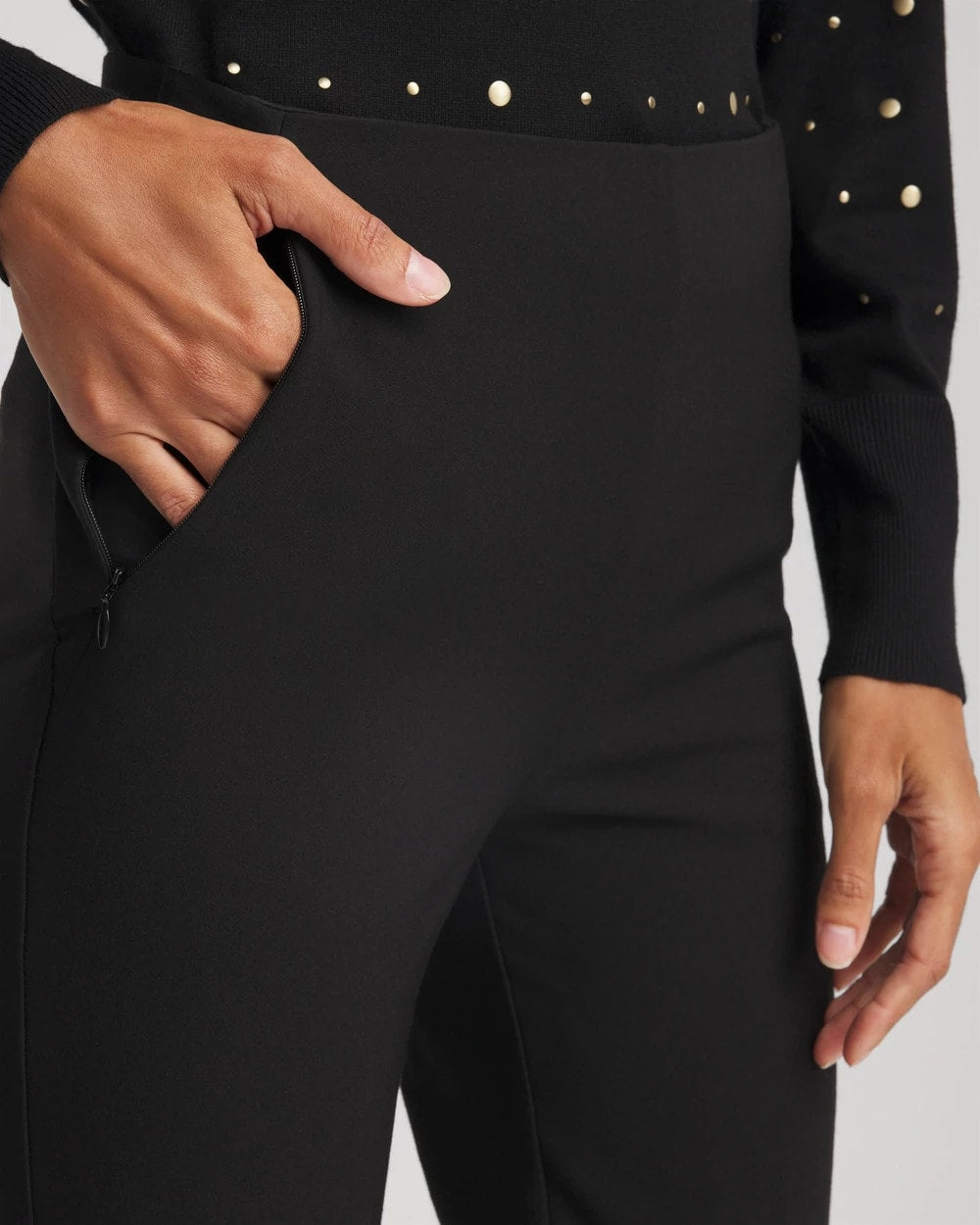 Chico's Clothing Lightweight Juliet Straight Ankle Pants
