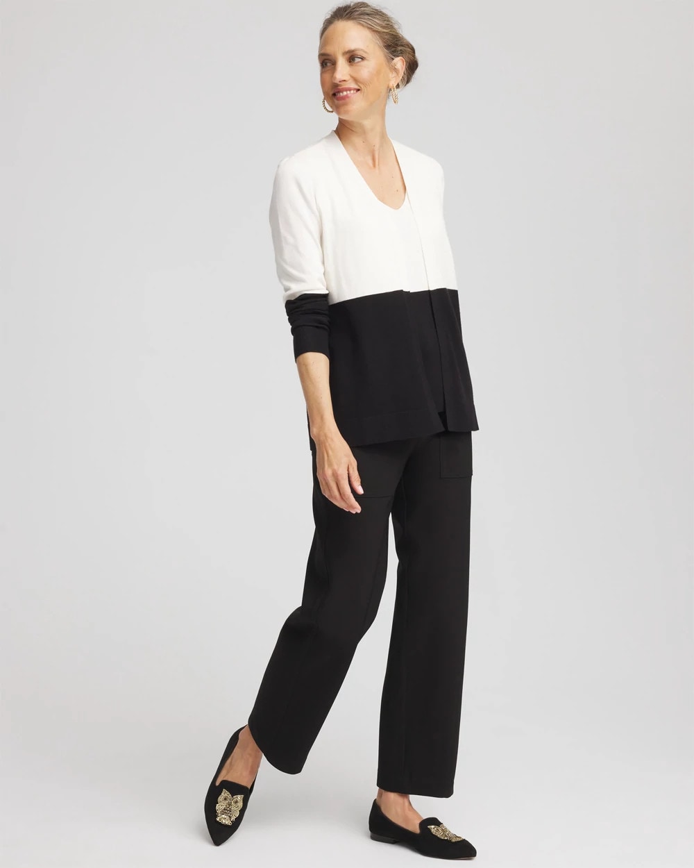 Chico's Clothing Bi-Stretch Straight Ankle Pants