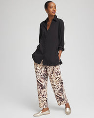 Chico's Clothing Bengal Marks Crepe Pull-On Ankle Pants