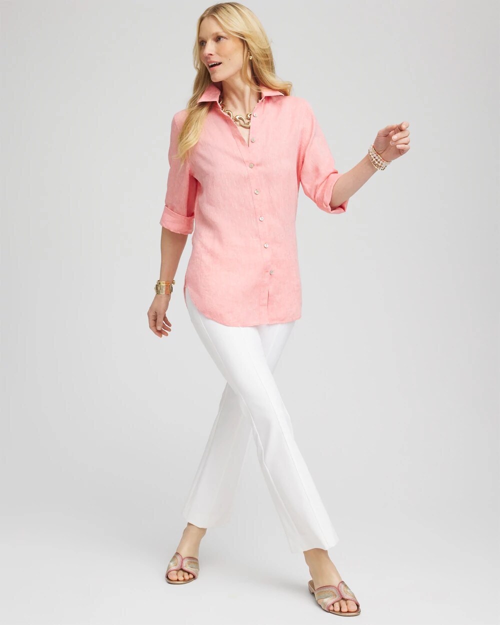 Chico's Clothing Lightweight Juliet Flared Ankle Pants